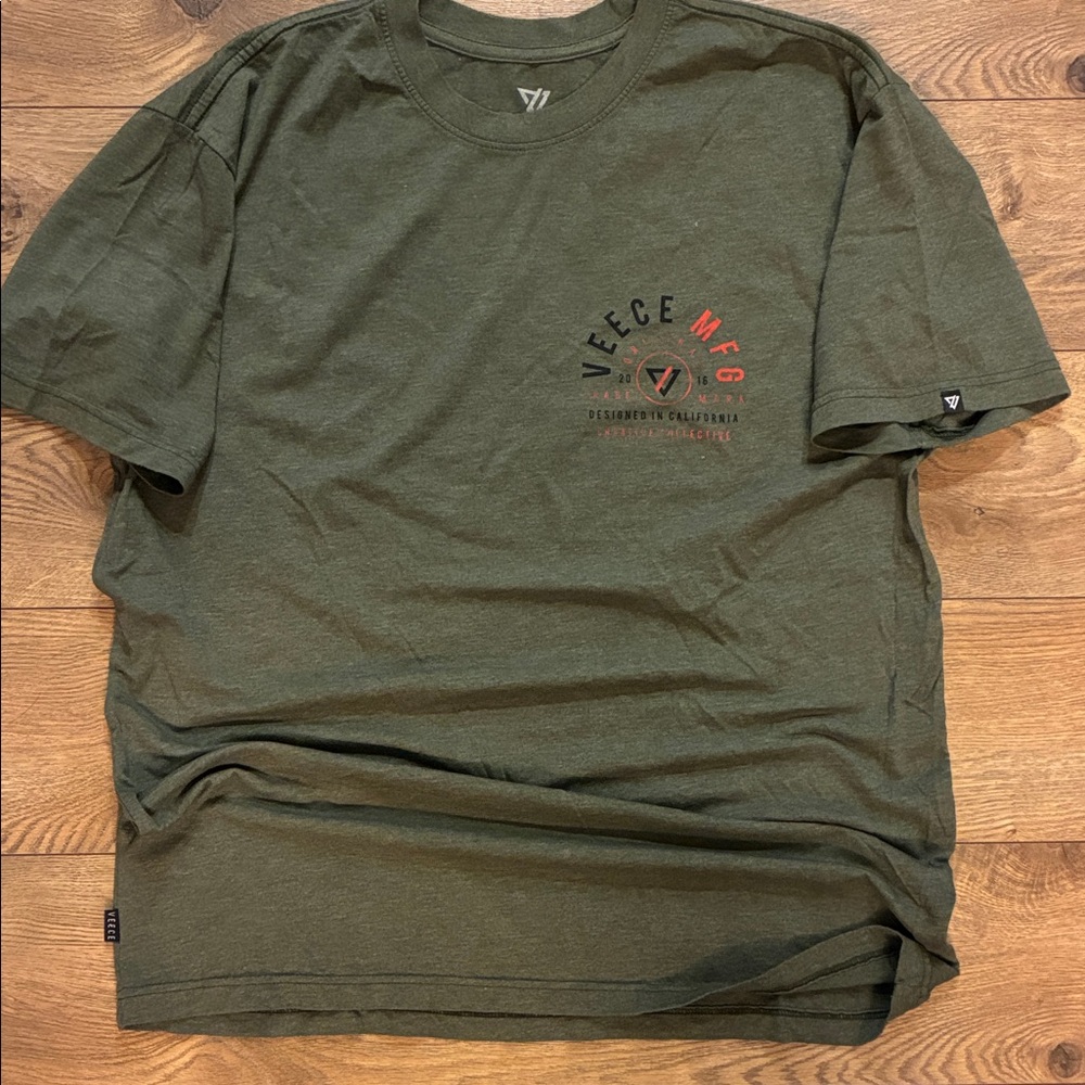 Vece MFG Olive Green Men's Short Sleeve Tee